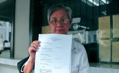 Mrs. Edita Burgos submitted newly-discovered evidence to the Supreme Court and expressed caution about her security and those of witnesses. (Allan Gomez/Interaksyon.com)